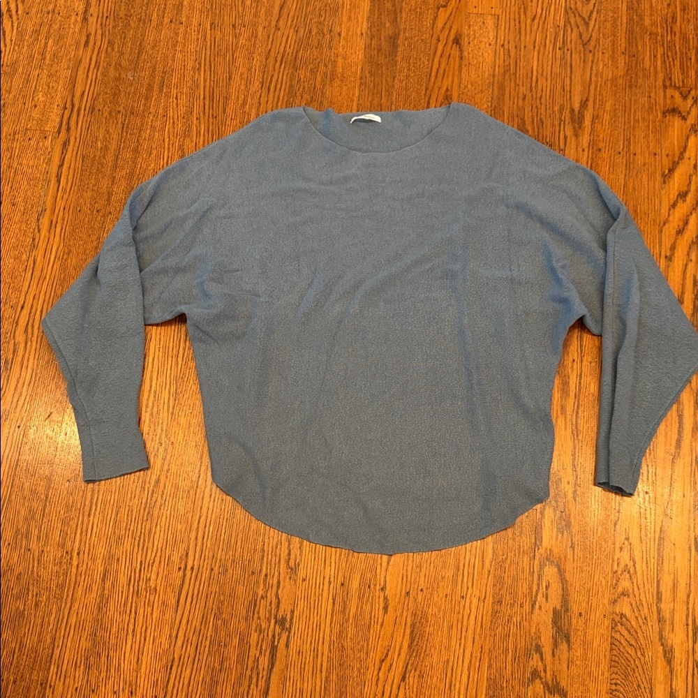 Vila Milano Cozy Knit Sweater – Blue Grey – Size XL
